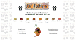 Desktop Screenshot of justpatterns.com